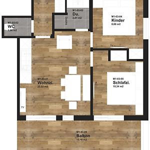 Comfort Apartment mit 2 Schlafzimmern